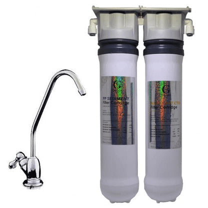 Twin Undersink Quick Change Drinking Water Filter System