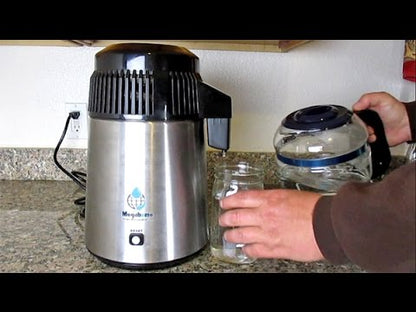 Megahome Water Distiller Stainless Steel with Glass Jug